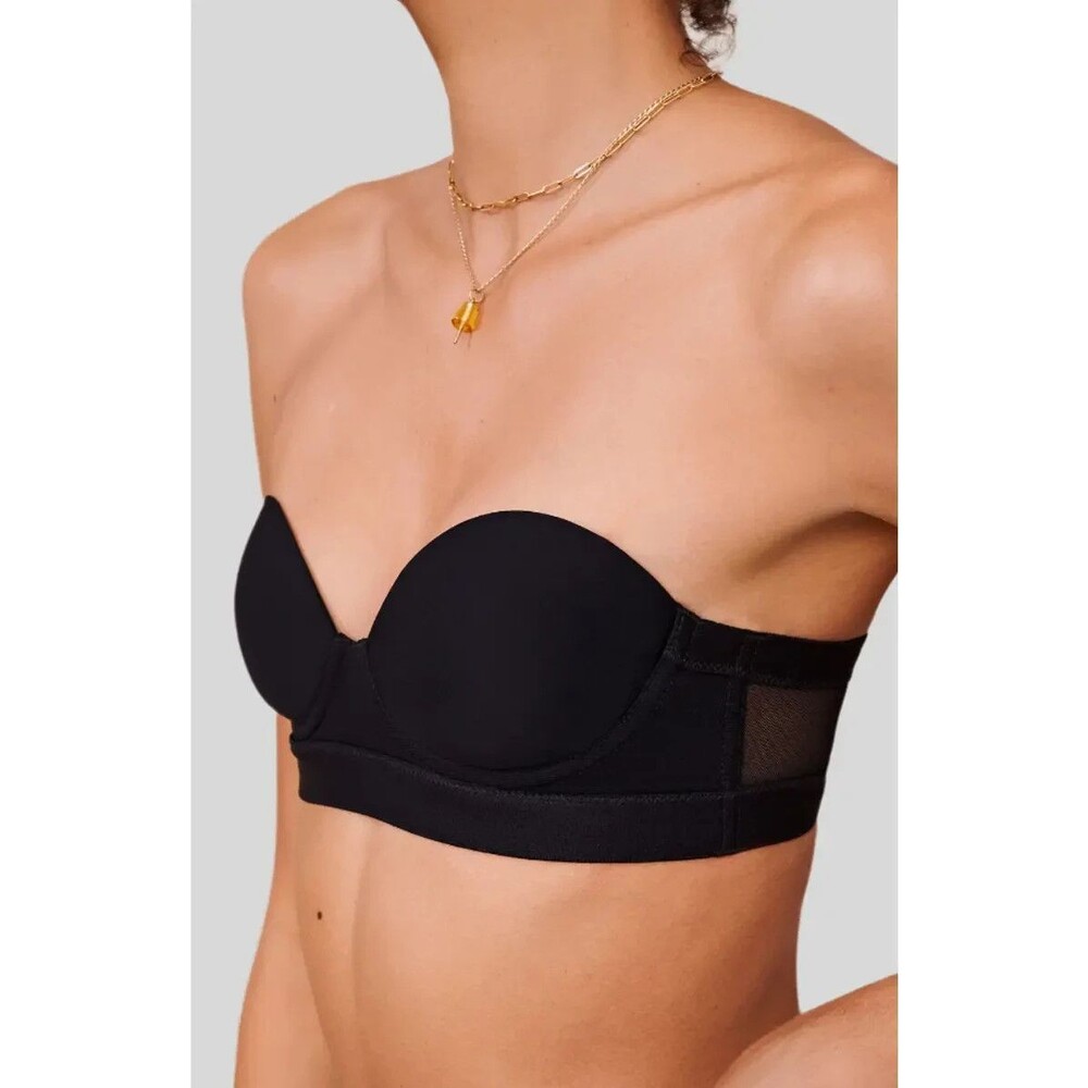 Pepper MVP Multiway Strapless Black Underwire Bra Sz 40A NO STRAPS